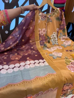 Premium Stitched Swiss Lawn Digital Print Set.